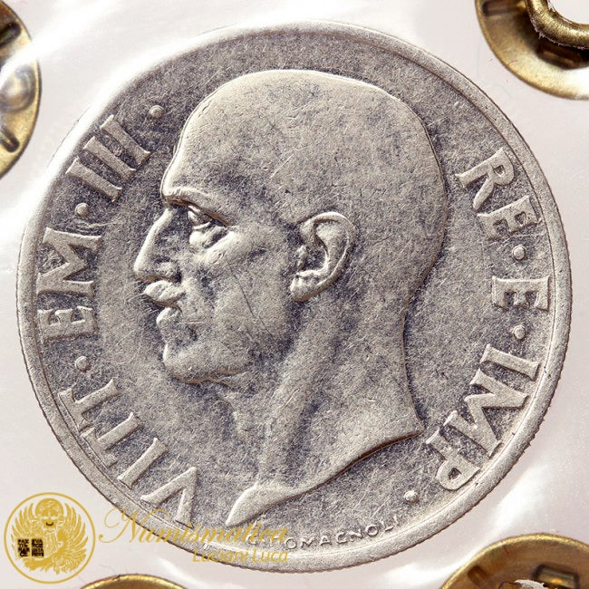 VITTORIO EMANUELE III 20 Centesimi 1936 Impero MOLTO RARO Spl #PV131