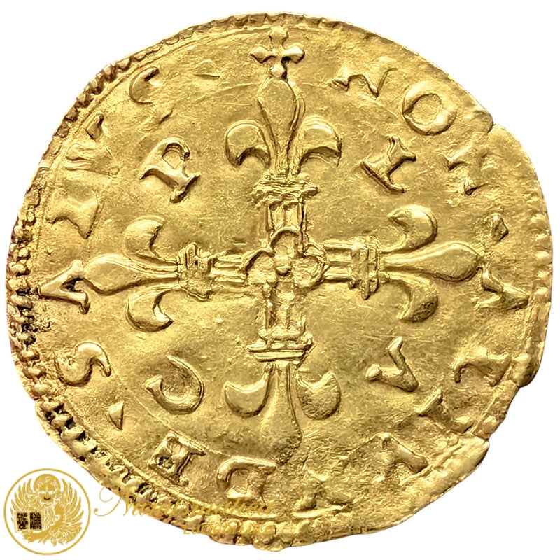 Paolo III 1534-49 SCUDO D’ORO zecca di Piacenza STATO PONTIFICIO Au 3,35 g Raro Q.Spl #PV188