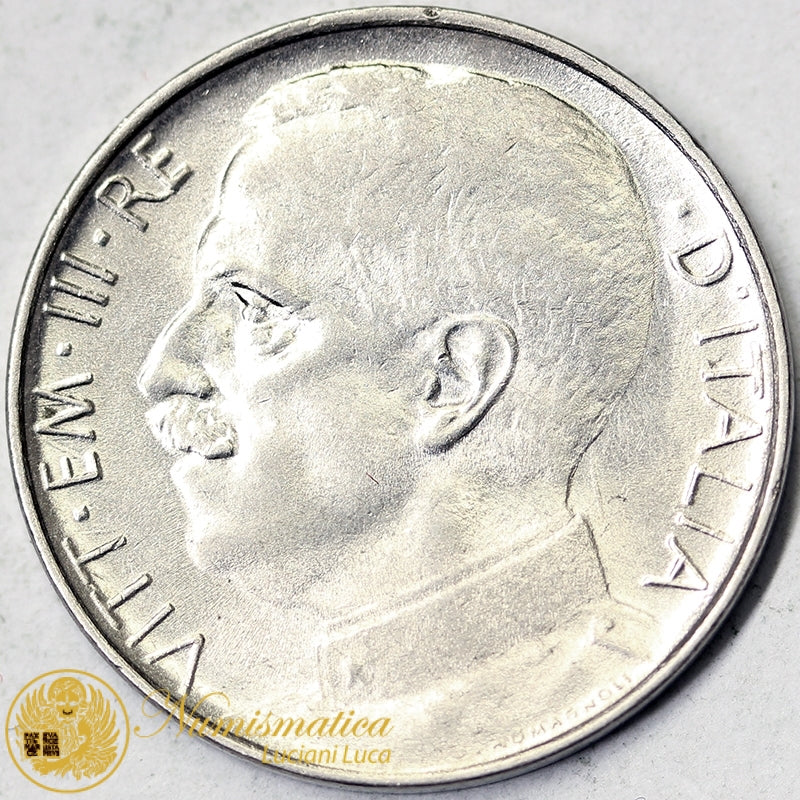 VITTORIO EMANUELE III 50 centesimi 1921 bordo liscio Fdc #P81