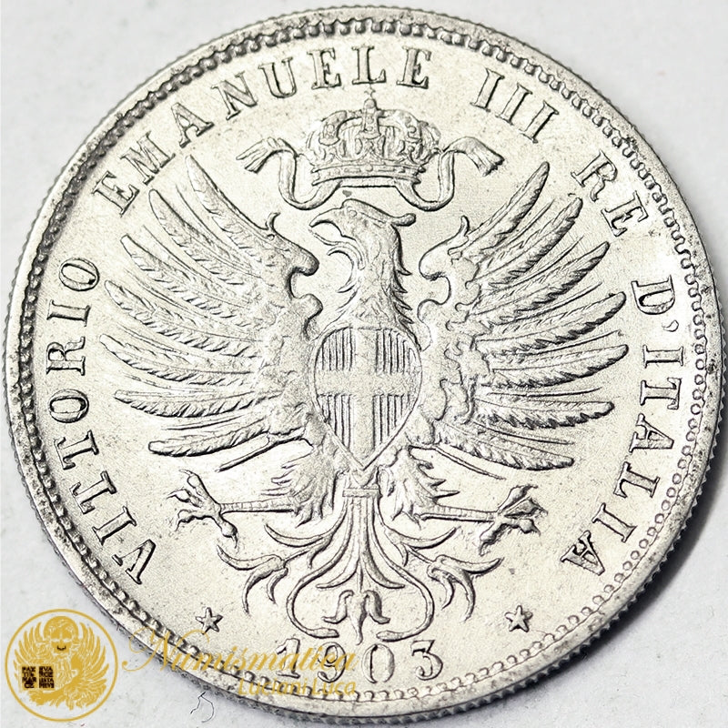 VITTORIO EMANUELE III 25 Centesimi 1903 Spl+ RARA #P83