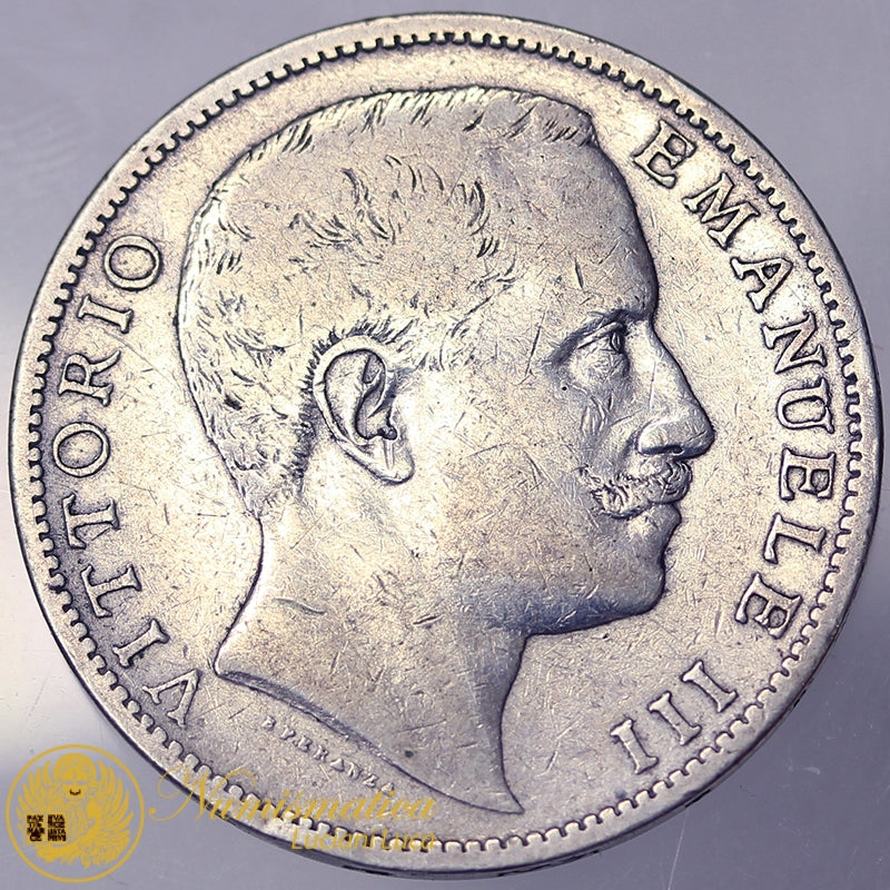 VITTORIO EMANUELE III 2 Lire 1905 Q.BB #PV100
