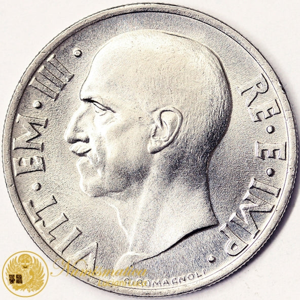 VITTORIO EMANUELE III 20 Centesimi 1936 Impero Fdc MOLTO RARA #PV139