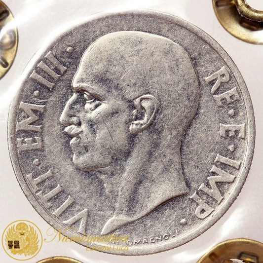 VITTORIO EMANUELE III 20 Centesimi 1936 Impero MOLTO RARO Spl #PV131