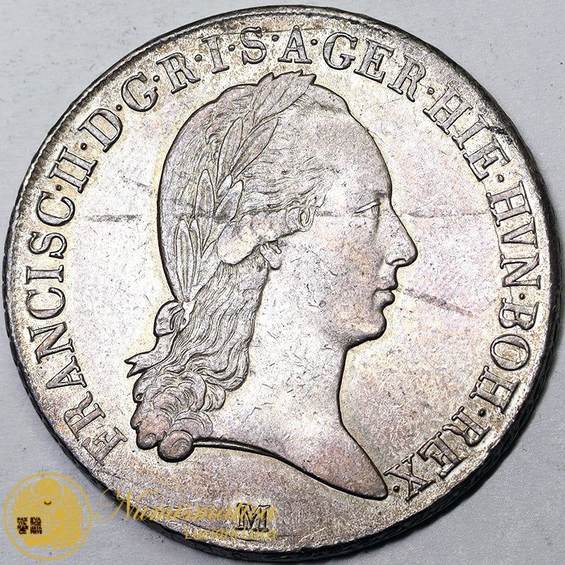 DUCATO MILANO E MANTOVA Francesco II d’Asburgo 1792-1800 Crocione 1799 Molto Rara Spl+ #PV209