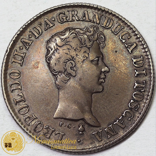 FIRENZE 1 Fiorino 1840 Leopoldo II 1824-1859 BB #PV94