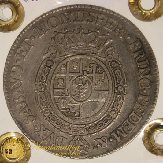 REGNO DI SARDEGNA Carlo Emanuele III Mezzo Scudo 1765 BB RARO #PV308