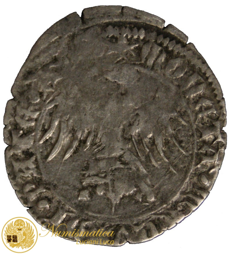 AQUILEIA 1365-81 Marquardo Denaro R2 Q.BB #PV99