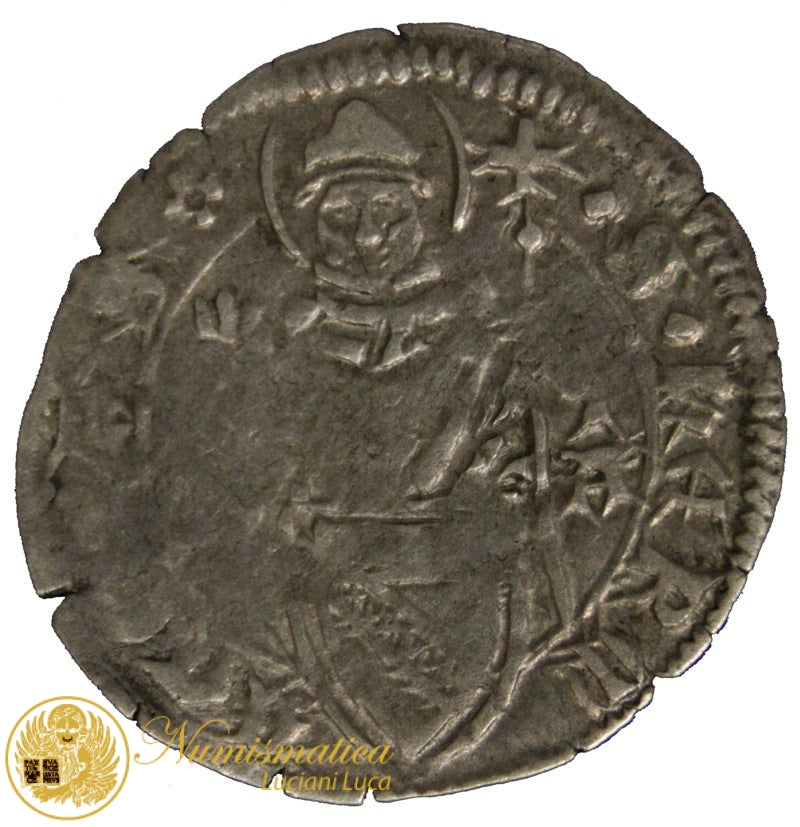 AQUILEIA 1365-81 Marquardo Denaro R2 Q.BB #PV99