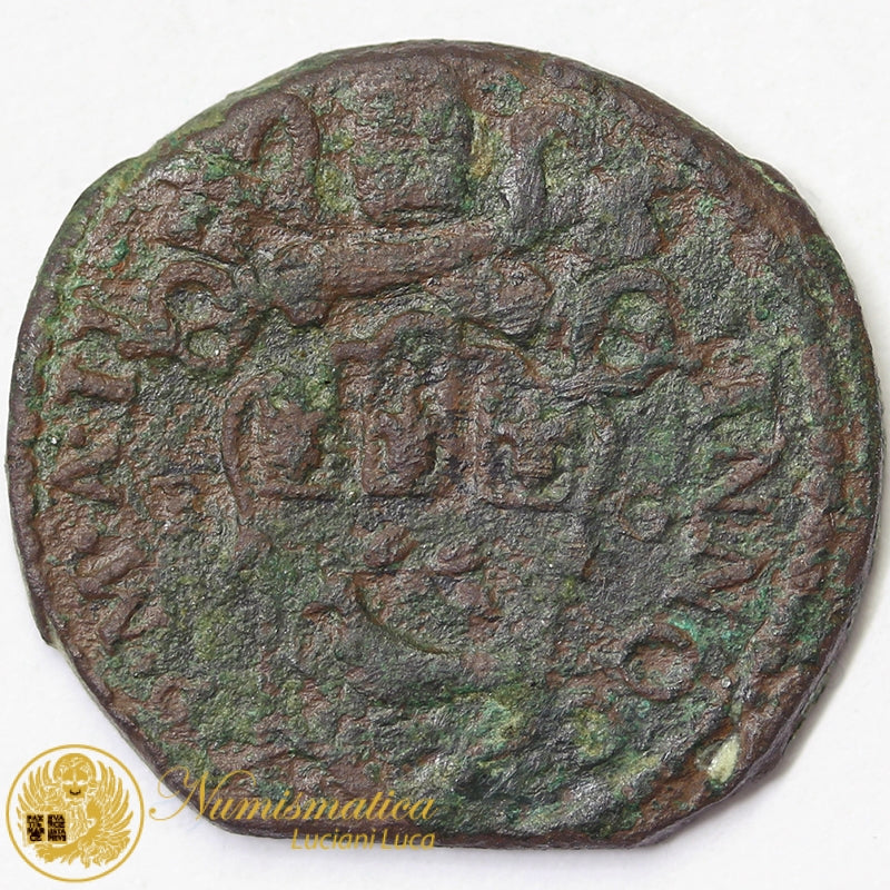 QUATTRINO Papa INNOCENZO X ANNO II° ROMA STATO PONTIFICIO #288A