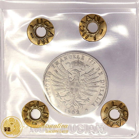 VITTORIO EMANUELE III 25 Centesimi 1902 BB+ RARO #P13