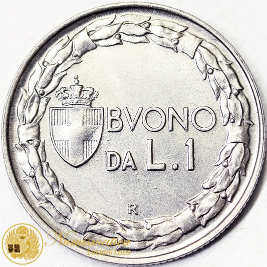 VITTORIO EMANUELE III Buono da 1 Lira 1922 Q.Fdc #P75