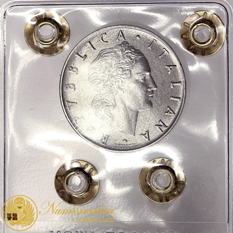 ITALIA 50 Lire 1955 Vulcano Fdc RARA in Fdc #PV34