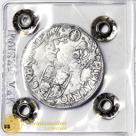 MILANO Testone GIOVANNI GALEAZZO MARIA SFORZA con reggenza LUDOVICO MARIA SFORZA 1481-94 Molto Raro BB #PV165