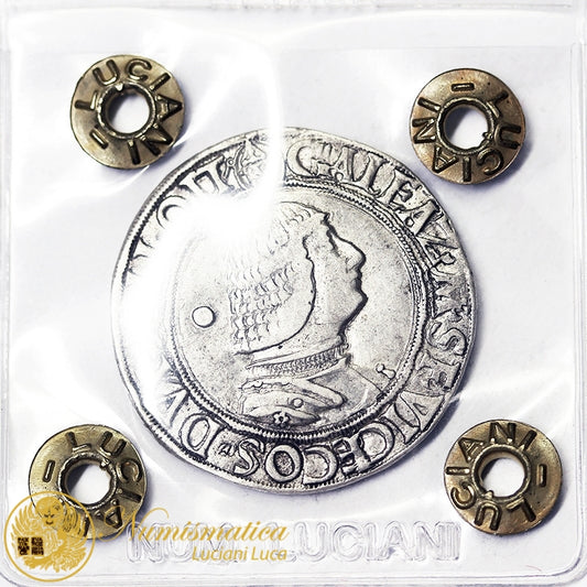 MILANO Galeazzo Maria Sforza V Duca di Milano 1468-76 TESTONE BB #PV166