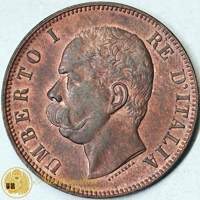UMBERTO I 10 Centesimi 1893 Birmingham Spl+ #1240