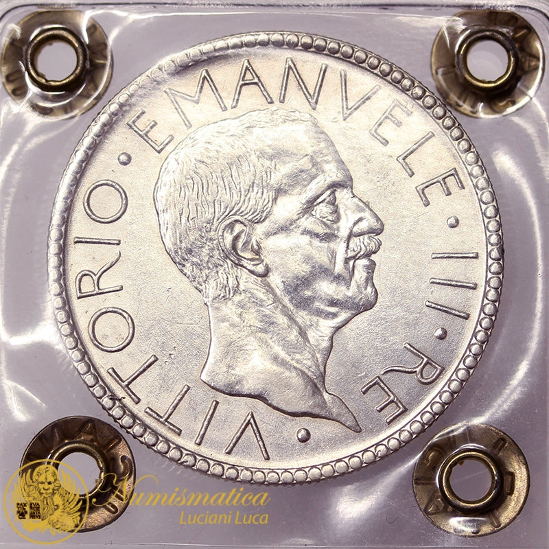 VITTORIO EMANUELE III 20 Lire 1927 Littore Q.Fdc #PV451