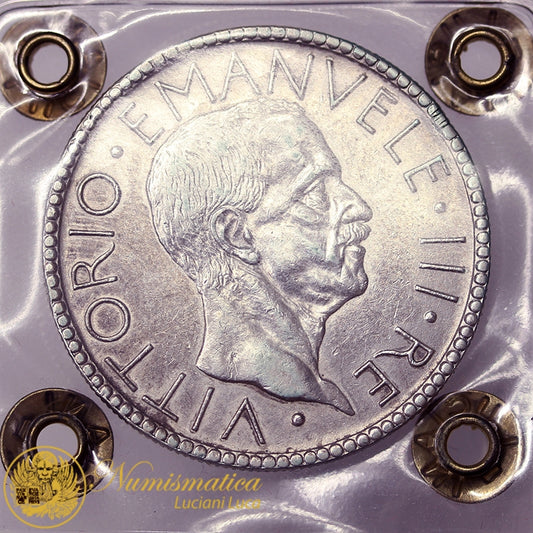VITTORIO EMANUELE III 20 Lire 1927 Littore Spl NON COMUNE #PV135