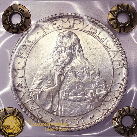 SAN MARINO 20 Lire 1931 Spl/Fdc #PV289