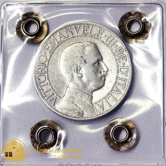 VITTORIO EMANUELE III 2 Lire 1908 Q.BB #P12